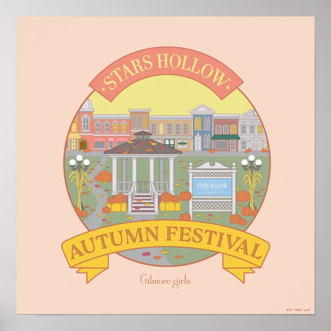 Gilmore Girls | Stars Hollow Autumn Festival Poster (Framsidan)