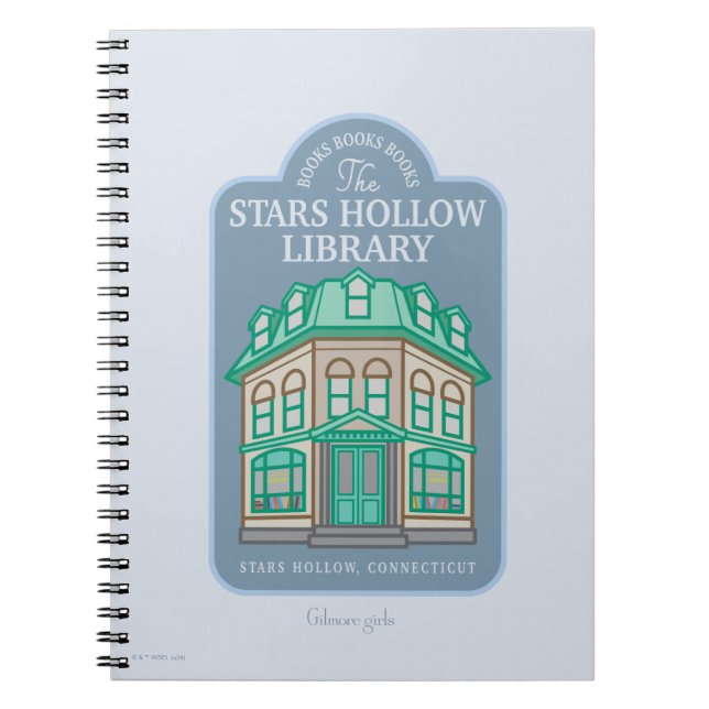 Gilmore Girls | Stars Hollow Bibliotek Anteckningsbok (Framsidan)
