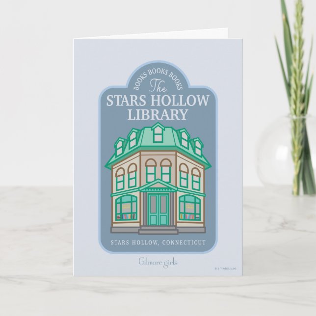 Gilmore Girls | Stars Hollow Bibliotek Kort (Framsida)