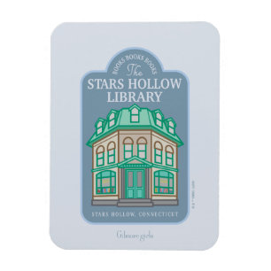 Gilmore Girls Stars Hollow Bibliotek Magnet