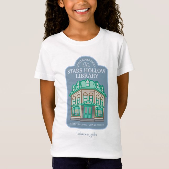 Gilmore Girls | Stars Hollow Bibliotek T Shirt (Framsida)