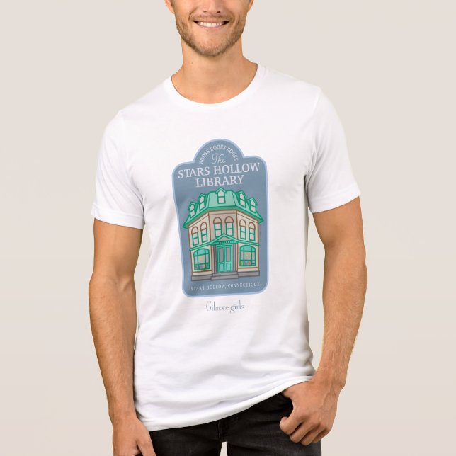 Gilmore Girls | Stars Hollow Bibliotek T Shirt (Framsida)