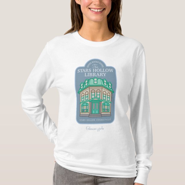 Gilmore Girls | Stars Hollow Bibliotek T Shirt (Framsida)