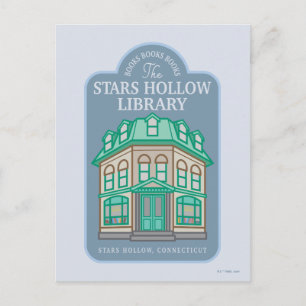 Gilmore Girls   Stars Hollow-biblioteket Vykort