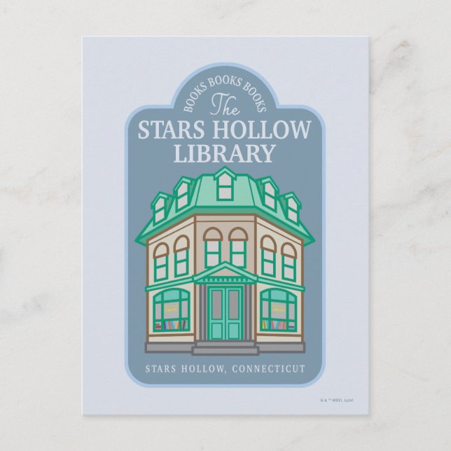 Gilmore Girls | Stars Hollow-biblioteket Vykort (Framsida)