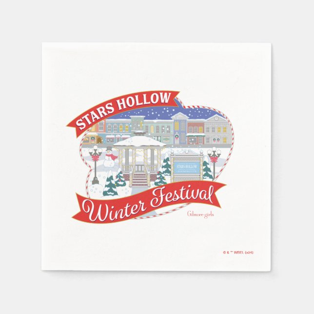 Gilmore Girls | Stars Hollow Winter Festival Pappersservett (Framsidan)