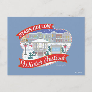 Gilmore Girls Stars Hollow Winter Festival Vykort