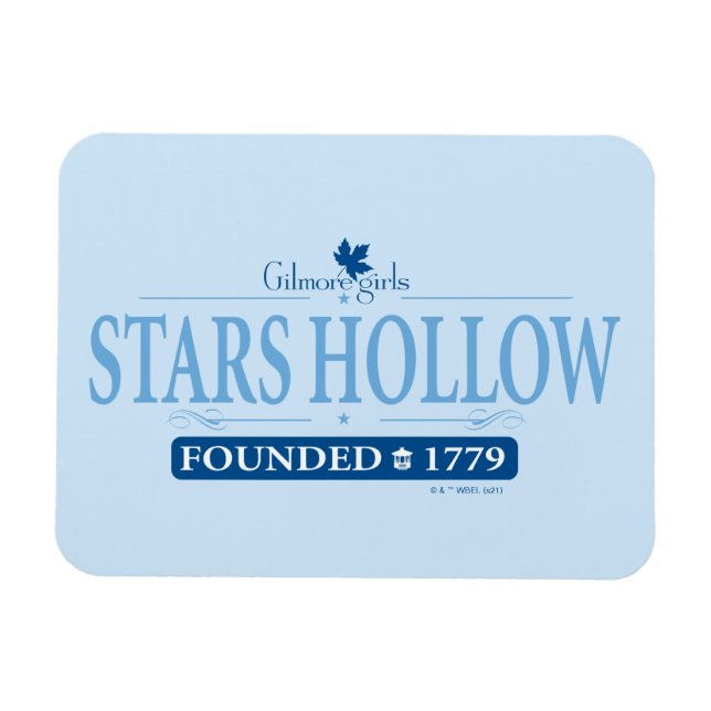 Gilmore Girls | Stars ihålig Logotyp Magnet (Horisontell)