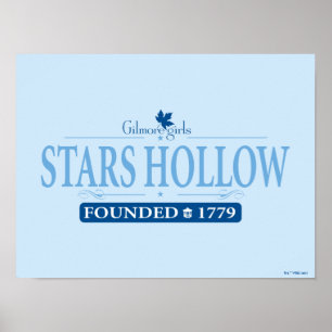 Gilmore Girls   Stars ihålig Logotyp Poster
