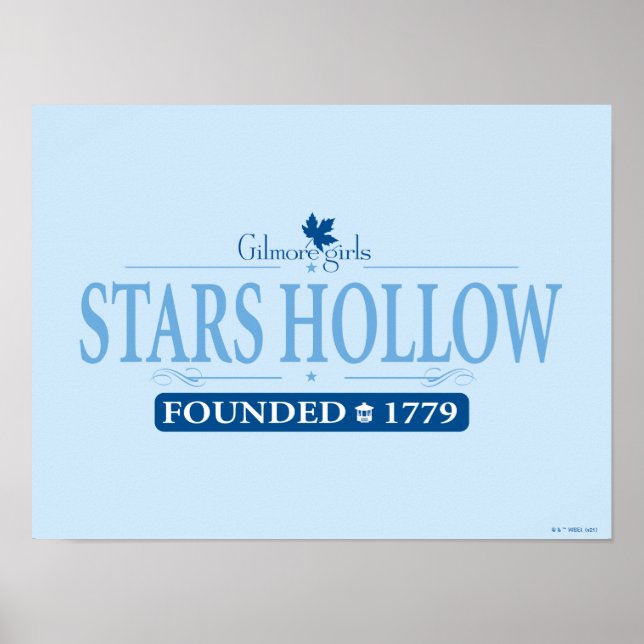 Gilmore Girls | Stars ihålig Logotyp Poster (Framsidan)