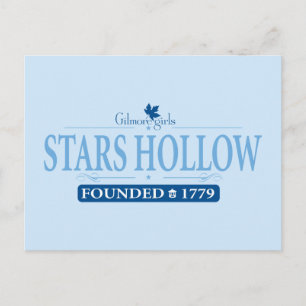 Gilmore Girls Stars ihålig Logotyp Vykort