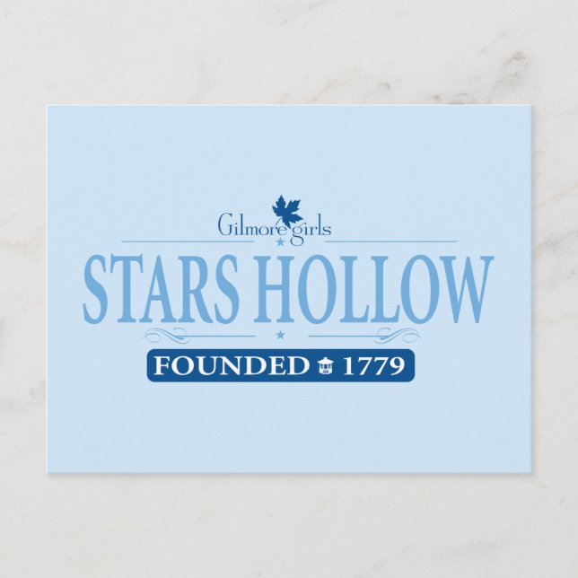 Gilmore Girls | Stars ihålig Logotyp Vykort (Framsida)