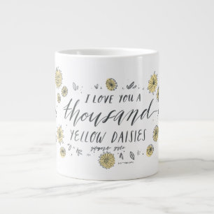 Gilmore Girls Tusentals Daisy för Gult Jumbo Mugg