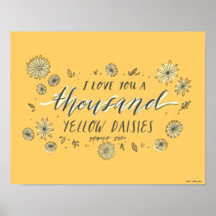 Gilmore Girls Tusentals Daisy för Gult Poster