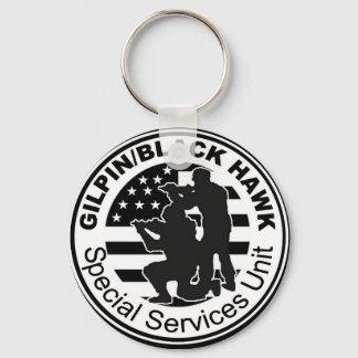 Gilpin/Black Hawk SWAT Keychain Nyckelring