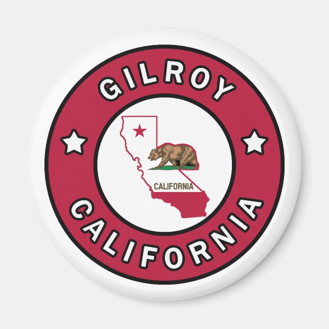 Gilroy California Magnet (Framsidan)