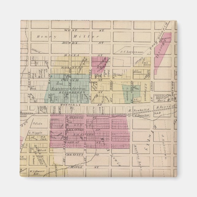 Gilroy, Kalifornien Magnet (Framsidan)