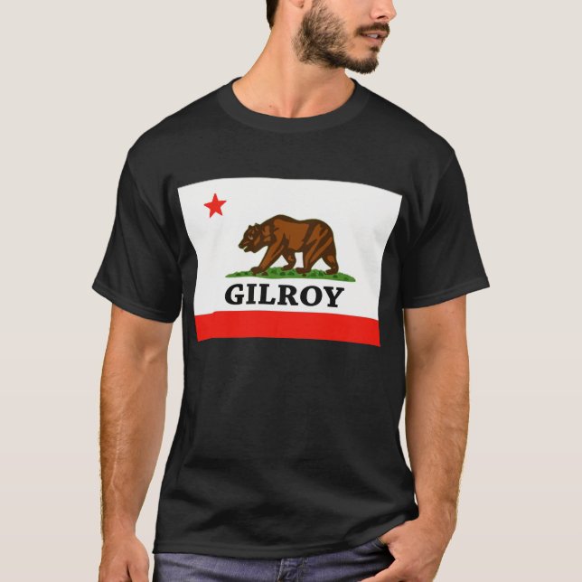 Gilroy,Kalifornien - T-Shirt (Framsida)