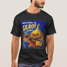 GILROY, KALIFORNIEN VITLÖK T-SHIRT.