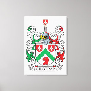 Gilstrap familjvapensköld canvastryck