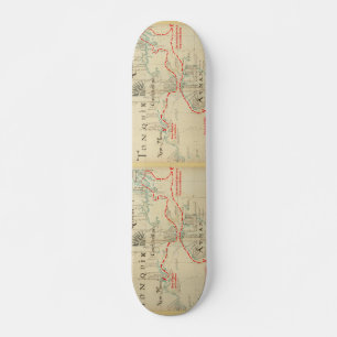 Giltig 1690 Pirat Karta (med förkortningar) Old School Skateboard Bräda 21,6 Cm