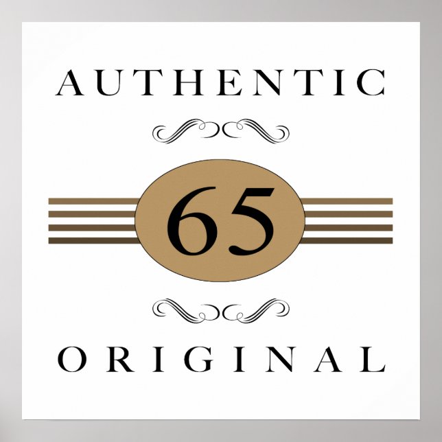 Giltig 65e födelsedag poster (Framsidan)