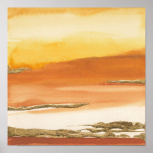 Giltig Amber I v2-Abstrakt Skriv ut Poster