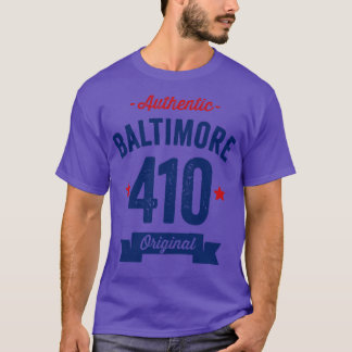 Giltig baltimore 410-områdeskod t shirt