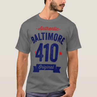 Giltig baltimore 410-områdeskod t shirt