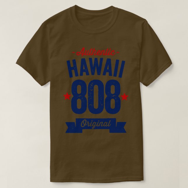 Giltig hawaii 808-områdeskod t shirt (Design framsida)
