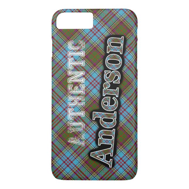 Giltig Klan Andersson Scottish Tartan Design Case-Mate iPhone Skal (Baksida)