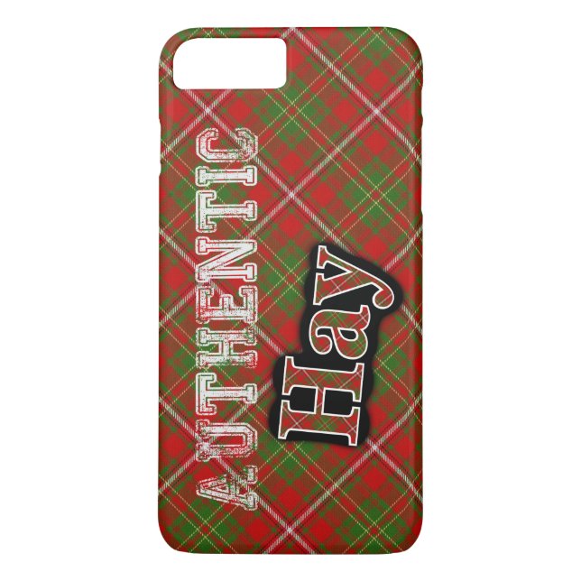 Giltig Klan Hay Scottish Tartan Design Case-Mate iPhone Skal (Baksida)