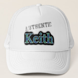Giltig Klan Keith Scottish Tartan Namn Truckerkeps