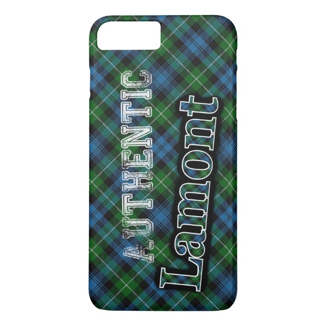 Giltig Klan Lamont Scottish Tartan Design Case-Mate iPhone Skal (Baksida)