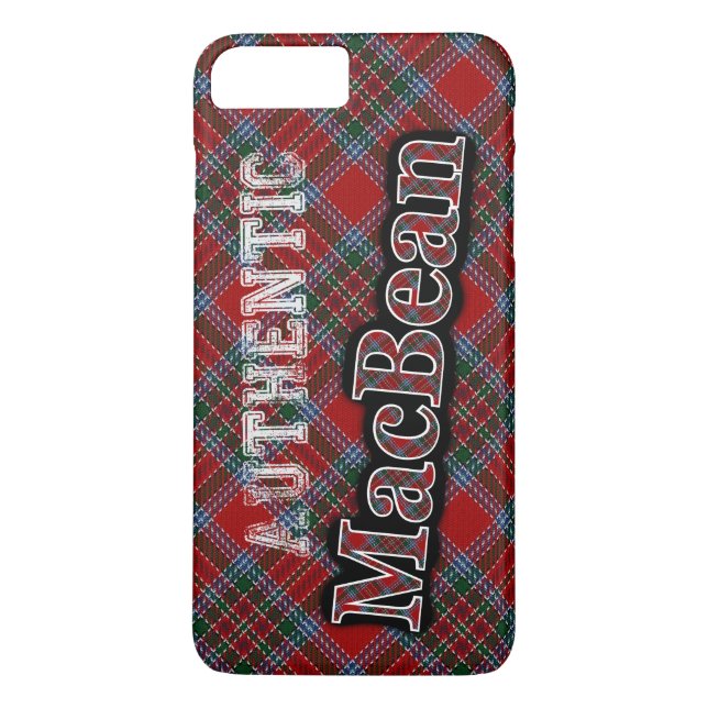 Giltig Klan MacBean Scottish Tartan Design Case-Mate iPhone Skal (Baksida)