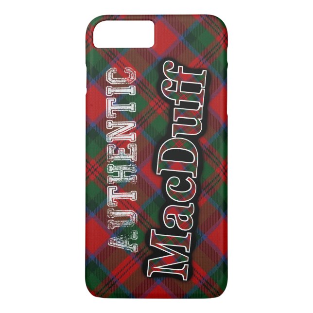Giltig Klan MacDuff Scottish Tartan Design Case-Mate iPhone Skal (Baksida)