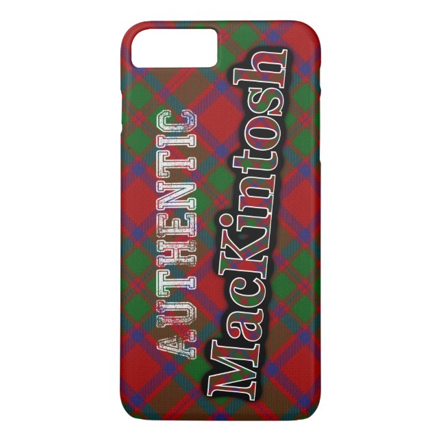 Giltig Klan MacKintosh Scottish Tartan Design Case-Mate iPhone Skal (Baksida)