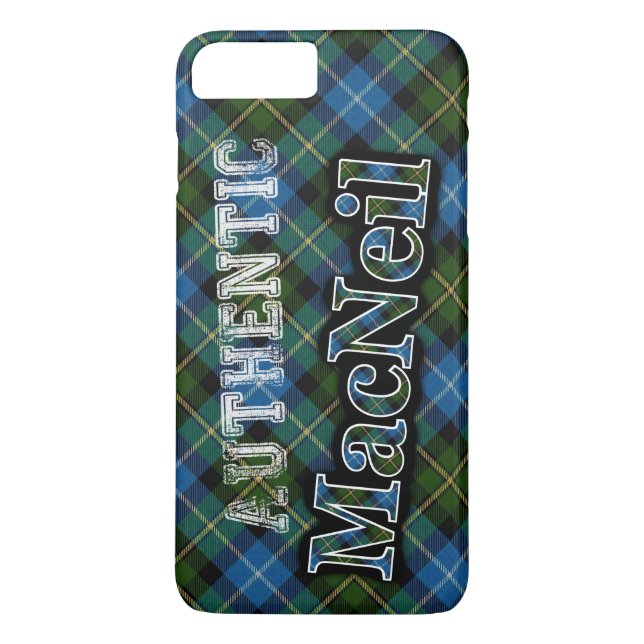Giltig Klan MacNeil Scottish Tartan Design Case-Mate iPhone Skal (Baksida)