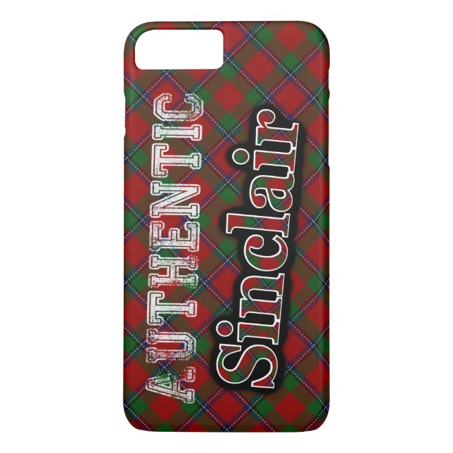 Giltig Klan Sinclair Scottish Tartan Design Case-Mate iPhone Skal (Baksida)