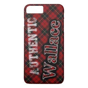 Giltig Klan Wallace Scottish Tartan Design Fodral