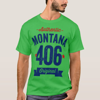 Giltig Montana 406-områdeskod T Shirt