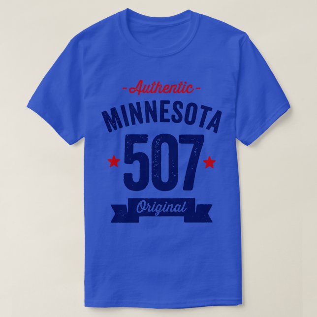 Giltig områdeskod 507 för Minnesota T Shirt (Design framsida)