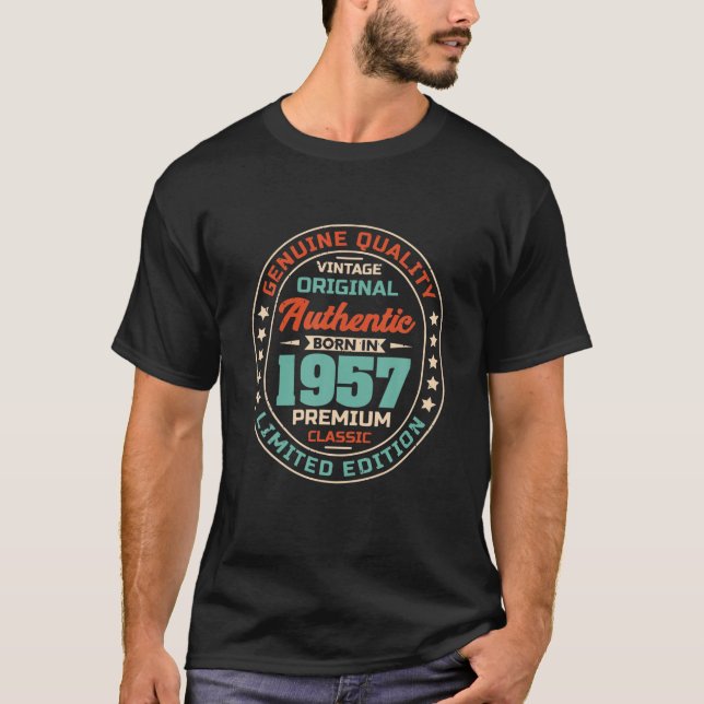 Giltig Vintage 1957 Begränsada utgåvan T Shirt (Framsida)
