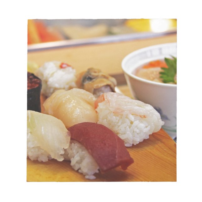 Giltiga Sushi Sashimi Anteckningsblock (Framsida)