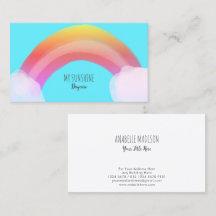 Giltigt Hand plockade Rainbow | Vatten Färgad Blue