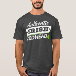 Giltigt irländskt Rödhårig Lucky Shamrock St Patri T Shirt