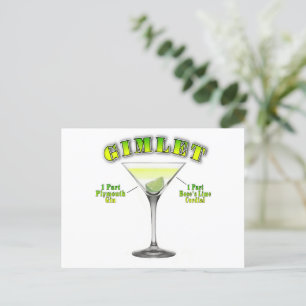 Gimlet Martini Cocktail Recept Konst Vykort