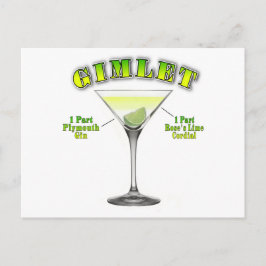 Gimlet Martini Cocktail Recept Konst Vykort