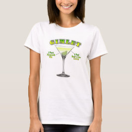 Gimlet Martini Cocktail Recipe Art T Shirt