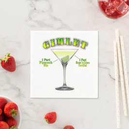 Gimlet Martini Cocktailrecept Konst Pappersservett